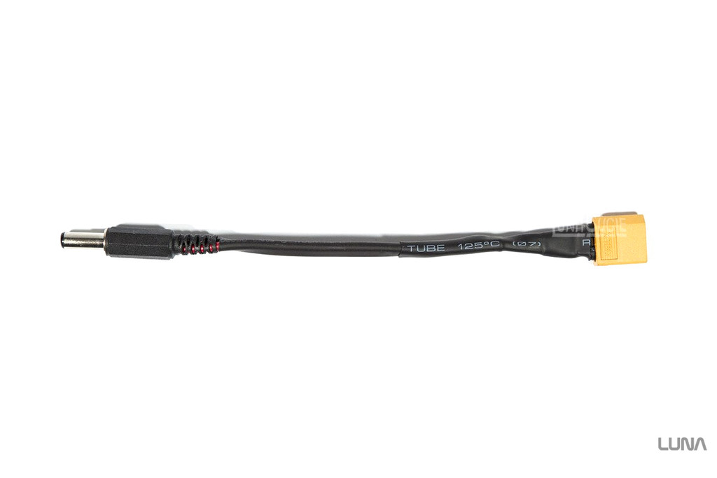 XT60 MALE to Barrel MALE Plug Adapter