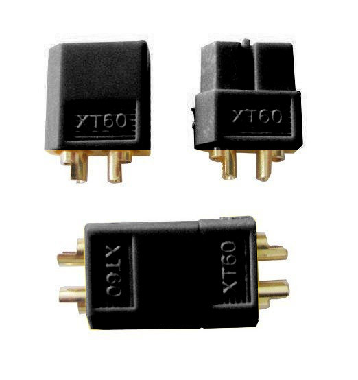 Black XT60 connector 5 sets