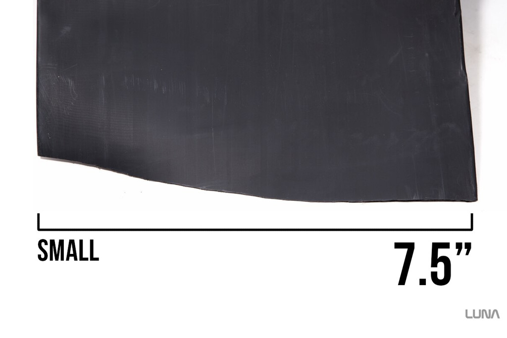Shrink Wrap Tube Matte Black Rubber Like Ebike Battery Pack (per foot)