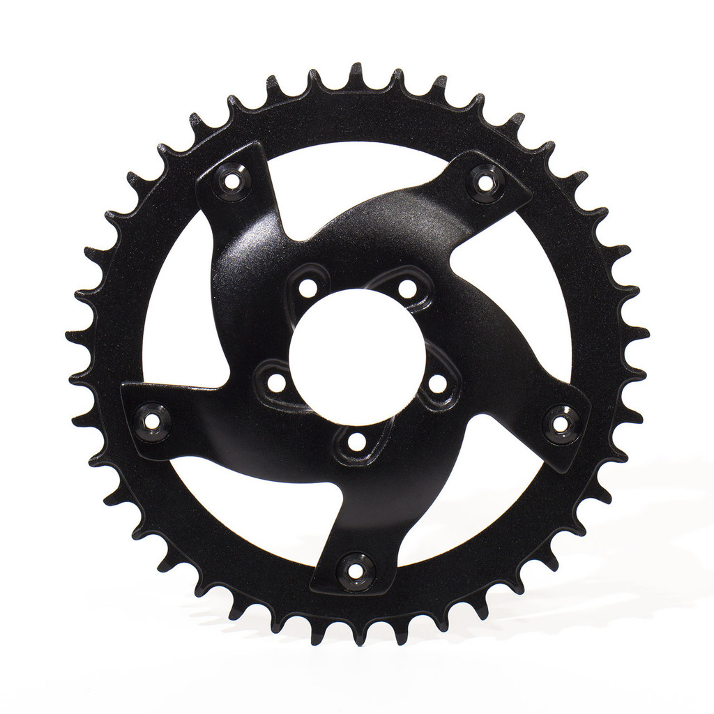 BBSHD Steel/Aluminum Chainring Adapter and Sprocket