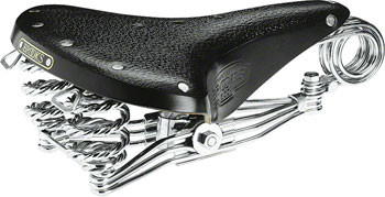 Brooks B33 Black Chrome Triple Rail with Clamp