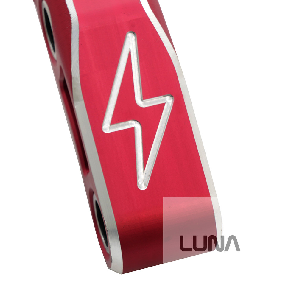 LUNA CNC Chamfered Rear Suspension Linkage Riser Upgrade