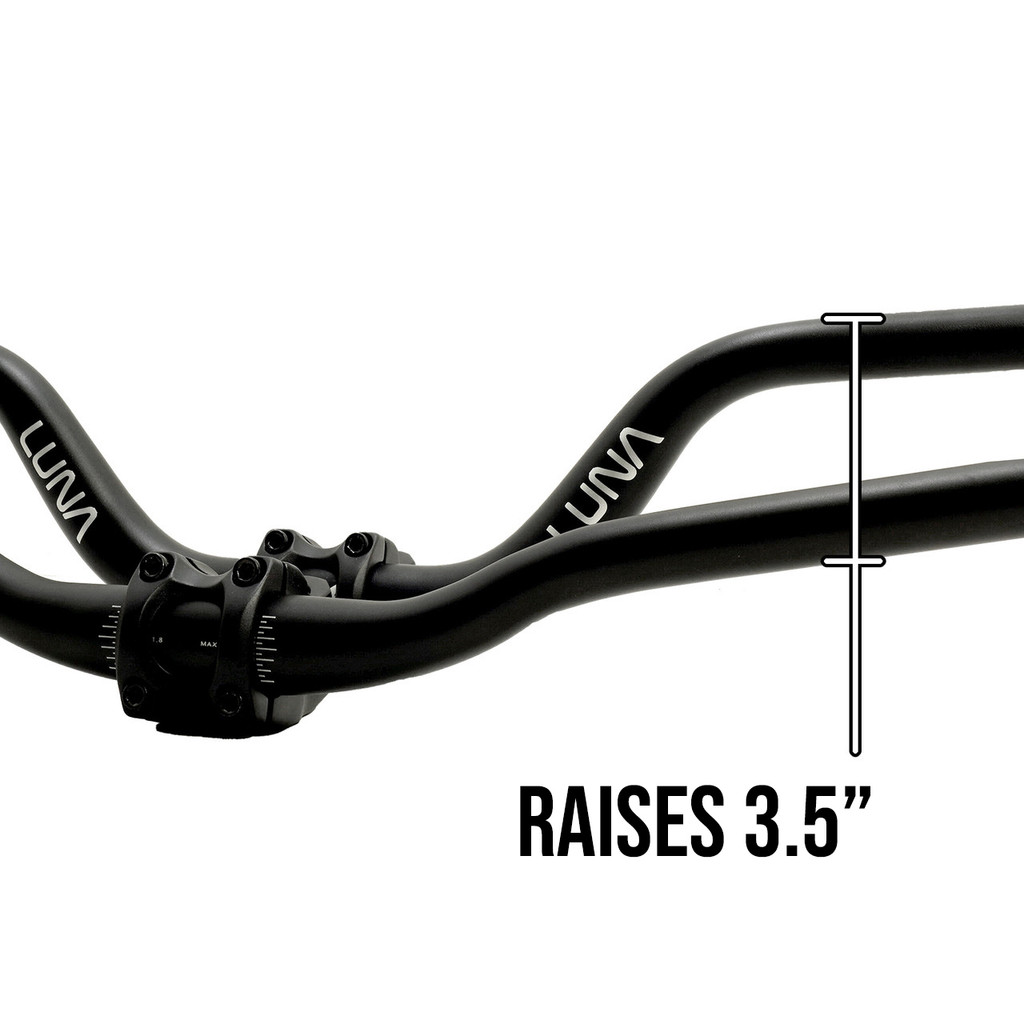 Luna 3.5 Inch  Riser Handlebars